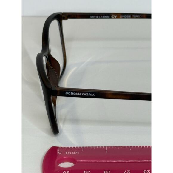 BCBGMAXAZRIA Lyndsie Tortoise Eyeglass Frames 52□14 140mm CV - Picture 2 of 7